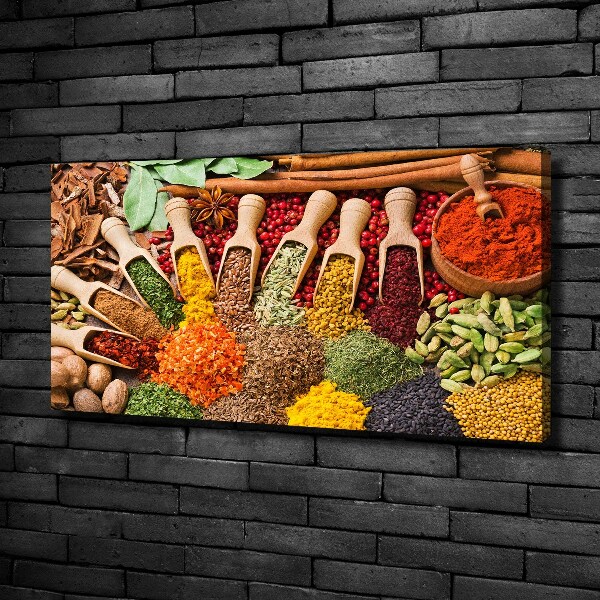 Canvas wall art Colorful spices