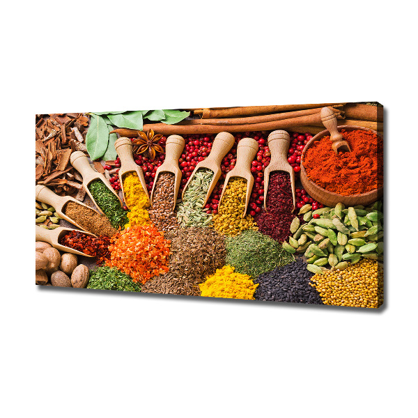 Canvas wall art Colorful spices