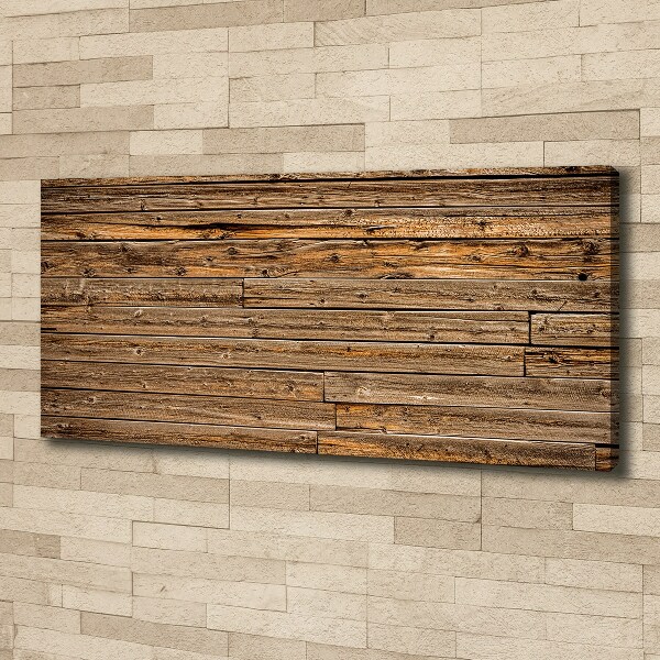 Canvas wall art Wooden wall