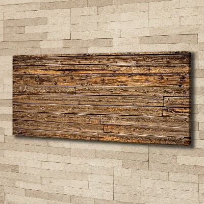 Canvas wall art Wooden wall