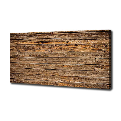 Canvas wall art Wooden wall