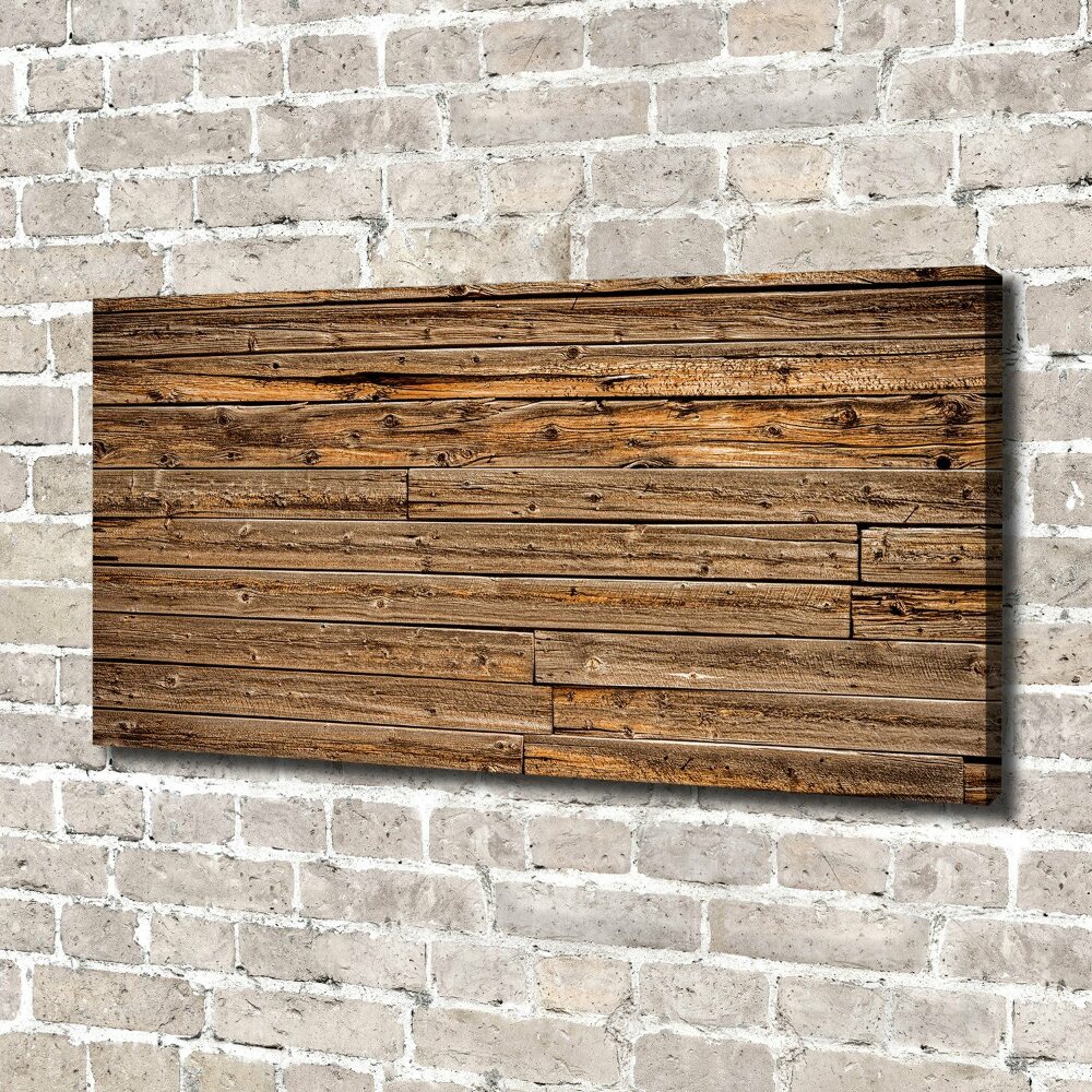 Canvas wall art Wooden wall