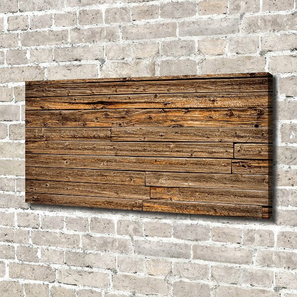 Canvas wall art Wooden wall