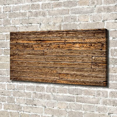 Canvas wall art Wooden wall