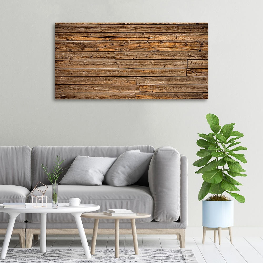 Canvas wall art Wooden wall