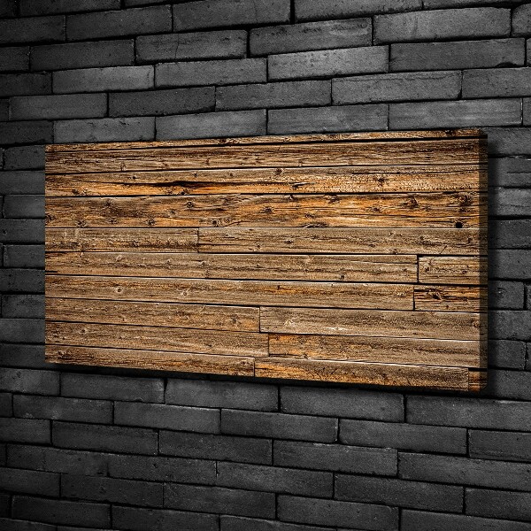 Canvas wall art Wooden wall