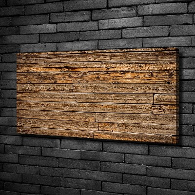 Canvas wall art Wooden wall