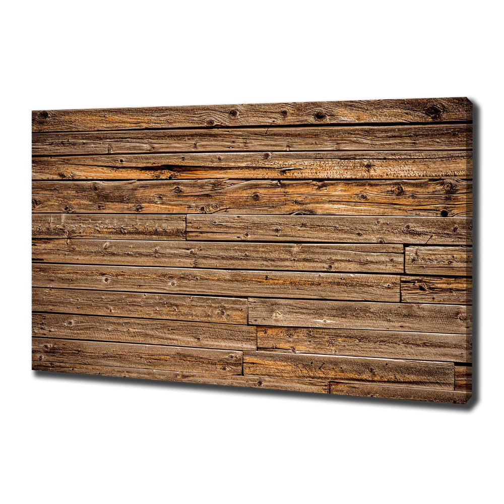 Canvas wall art Wooden wall