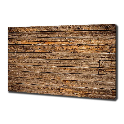 Canvas wall art Wooden wall