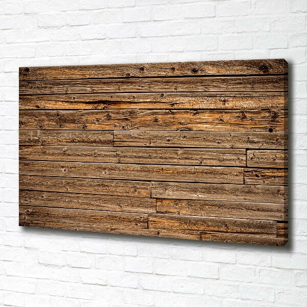 Canvas wall art Wooden wall