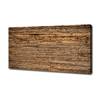 Canvas wall art Wooden wall