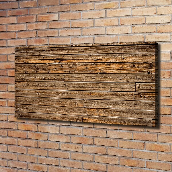 Canvas wall art Wooden wall