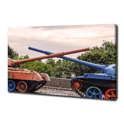 Canvas wall art Two tanks