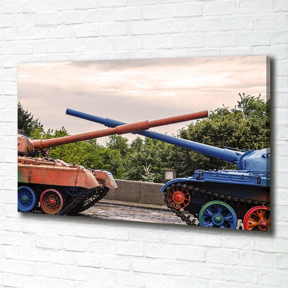 Canvas wall art Two tanks