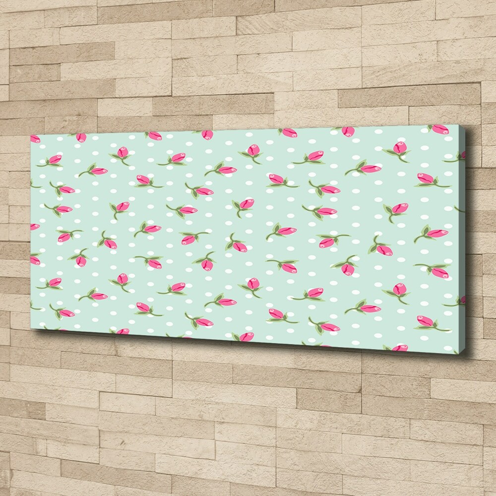 Canvas wall art Pattern roses