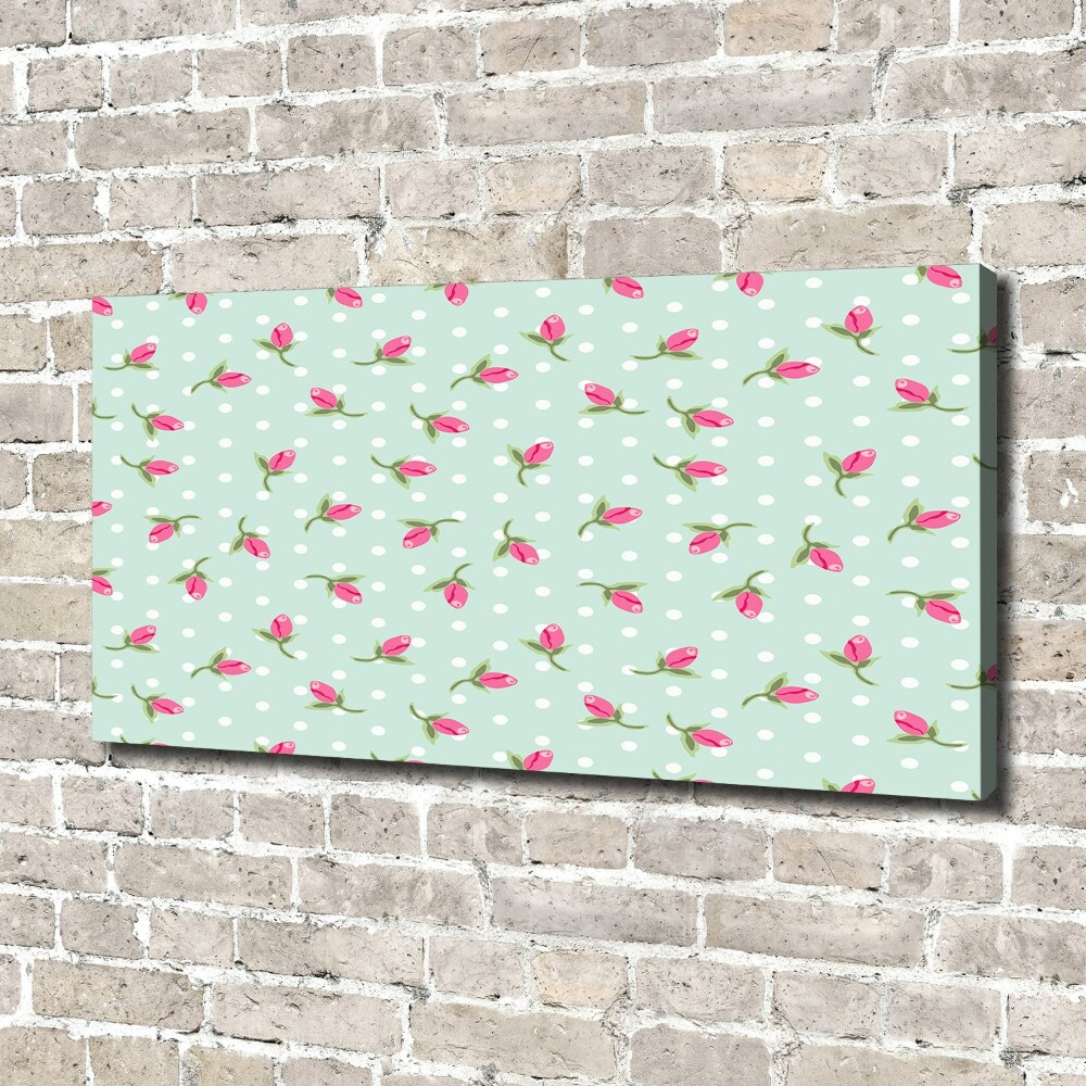 Canvas wall art Pattern roses