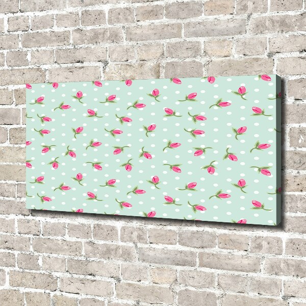 Canvas wall art Pattern roses