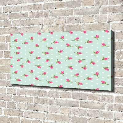 Canvas wall art Pattern roses