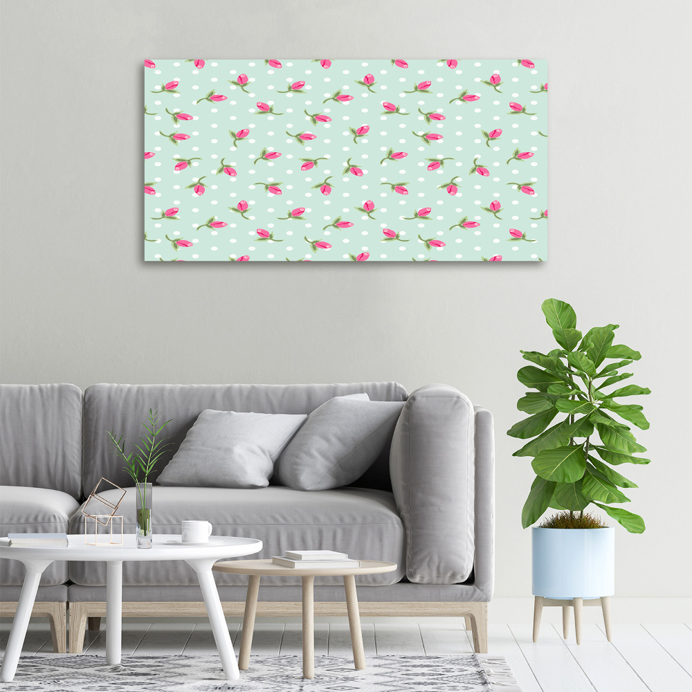 Canvas wall art Pattern roses