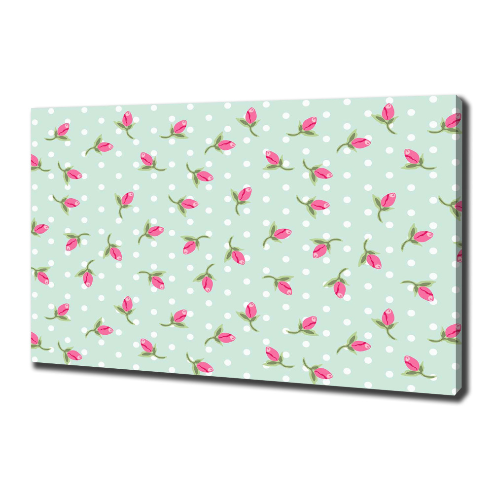 Canvas wall art Pattern roses