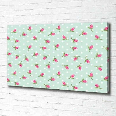 Canvas wall art Pattern roses