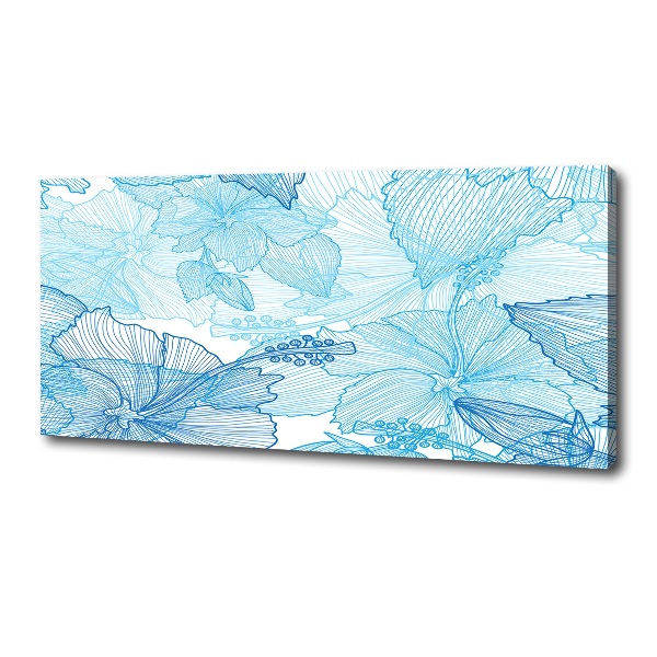 Canvas wall art Hawaiian flowers