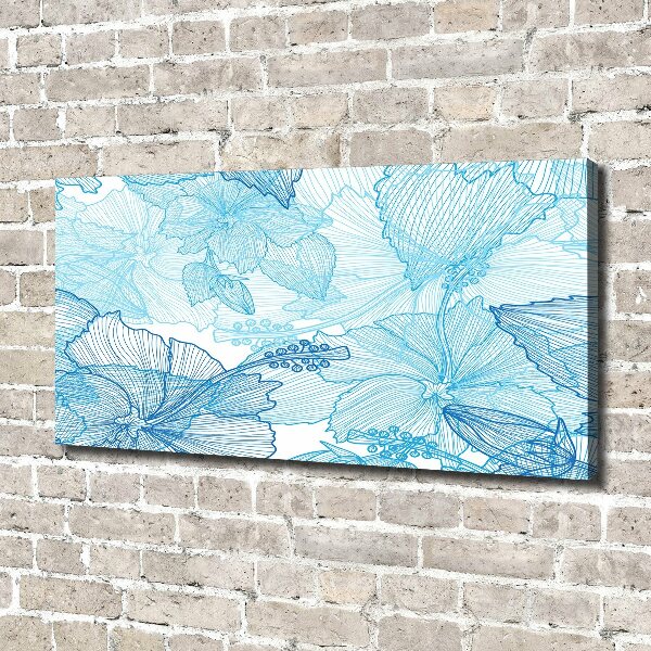 Canvas wall art Hawaiian flowers