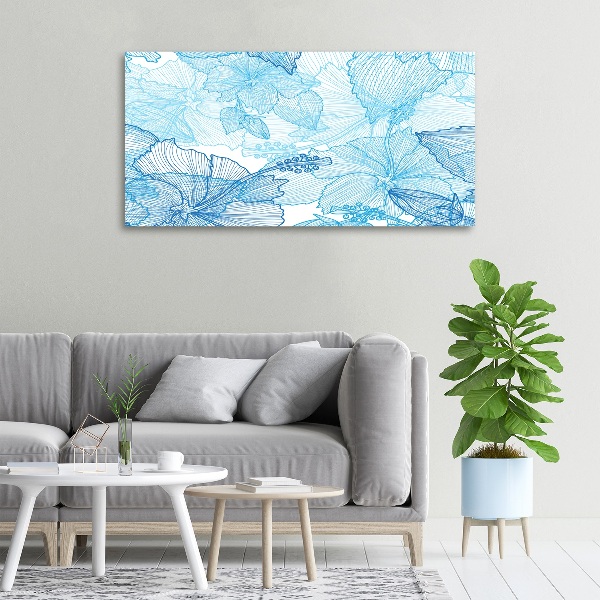 Canvas wall art Hawaiian flowers