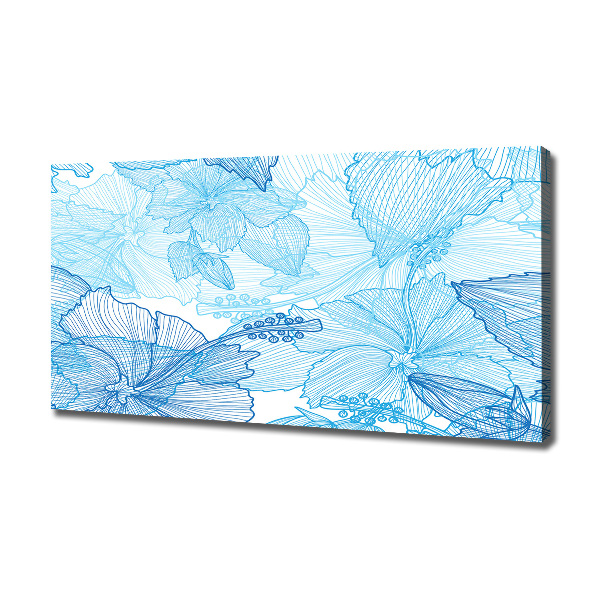 Canvas wall art Hawaiian flowers