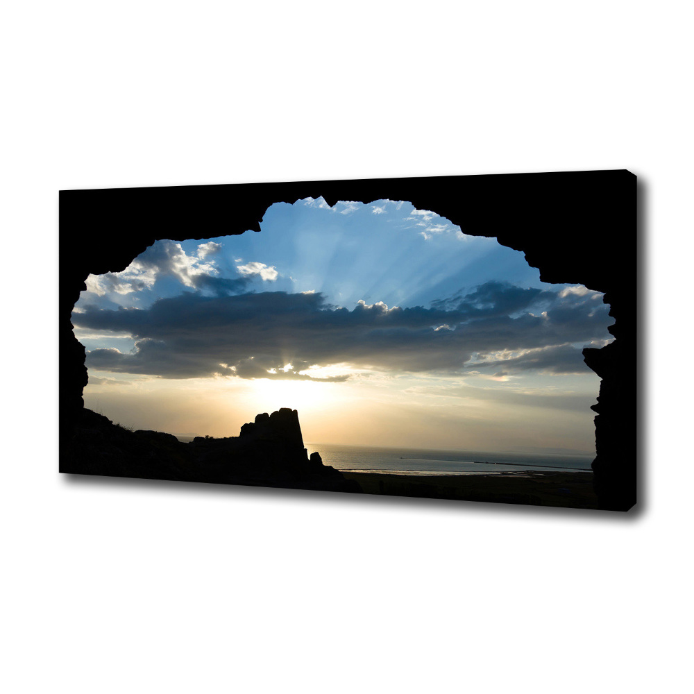 Canvas wall art Sunset