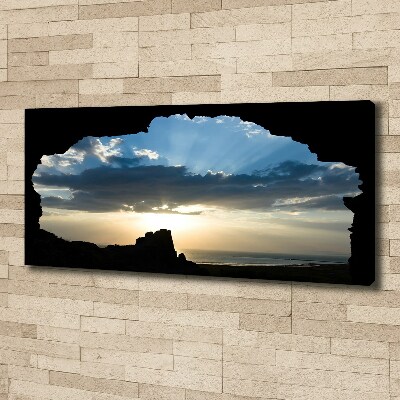 Canvas wall art Sunset