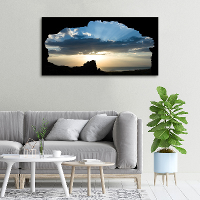 Canvas wall art Sunset