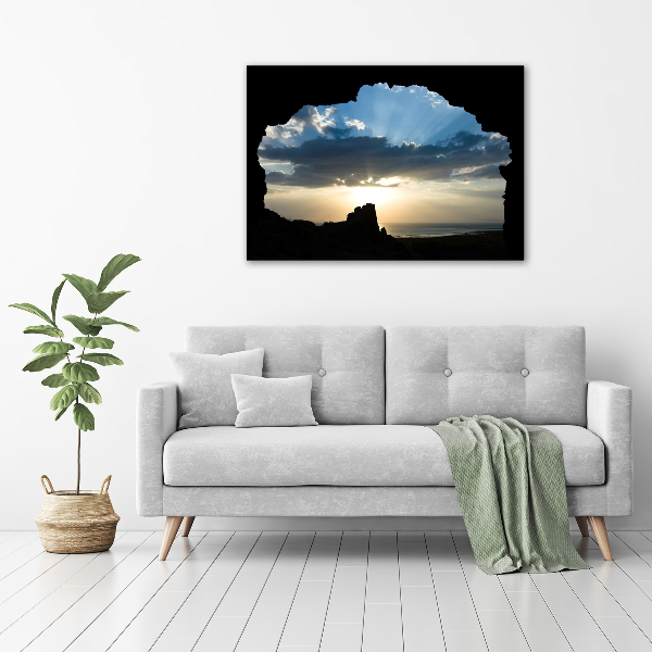 Canvas wall art Sunset