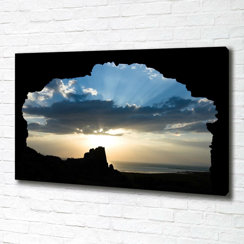 Canvas wall art Sunset