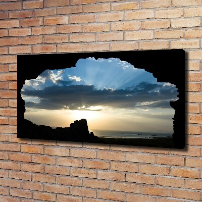 Canvas wall art Sunset