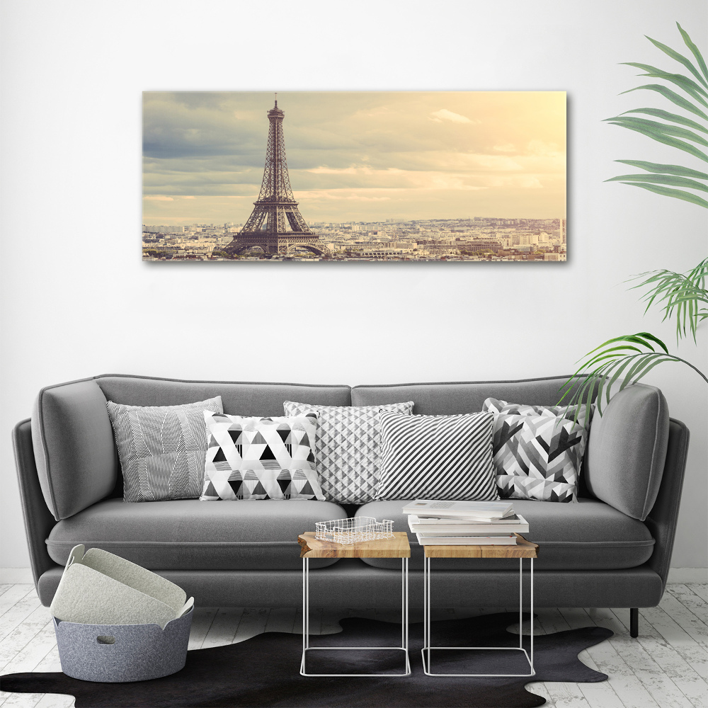 Canvas wall art Eiffel Paris tower