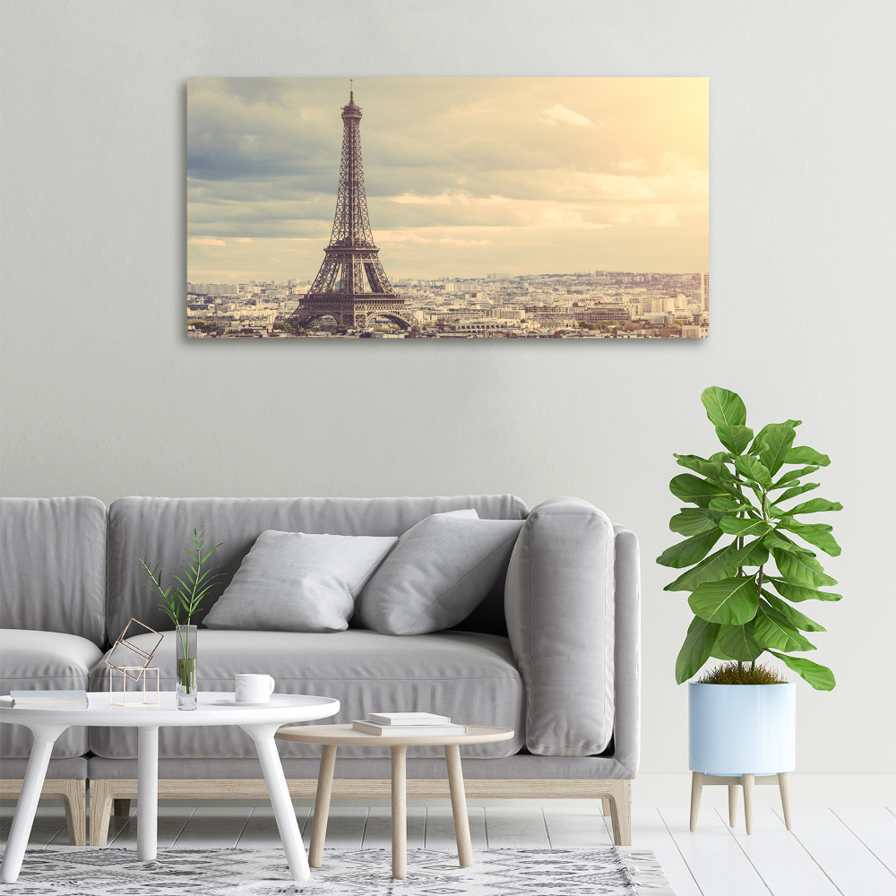 Canvas wall art Eiffel Paris tower