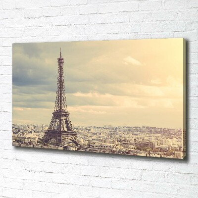 Canvas wall art Eiffel Paris tower