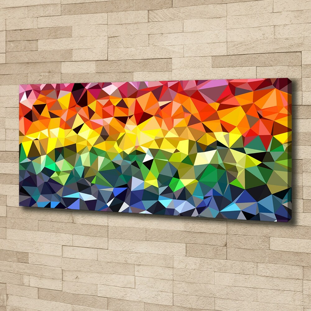 Canvas wall art Geometric background