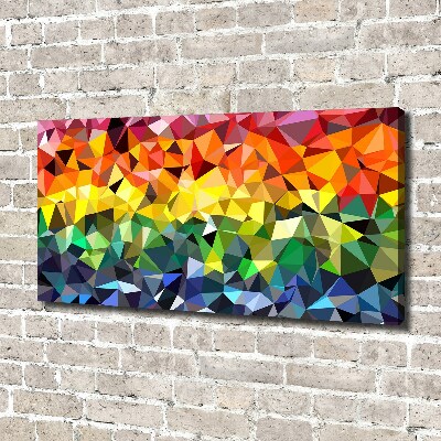 Canvas wall art Geometric background