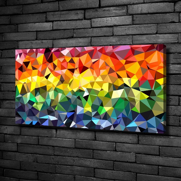 Canvas wall art Geometric background