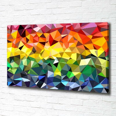 Canvas wall art Geometric background