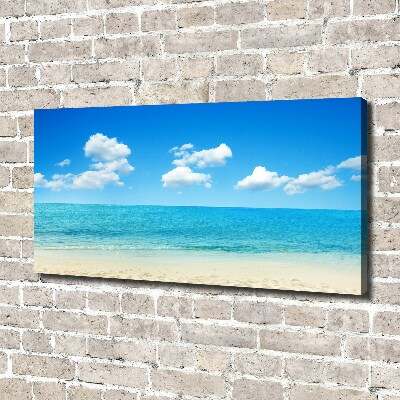 Canvas wall art Paradise beach