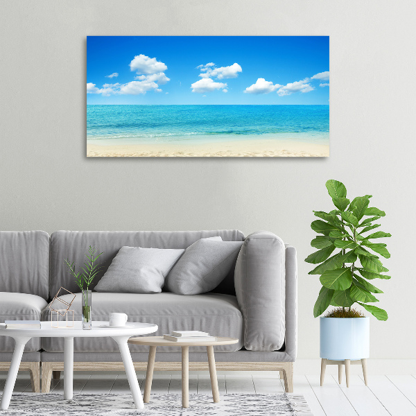 Canvas wall art Paradise beach