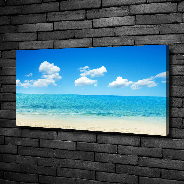 Canvas wall art Paradise beach