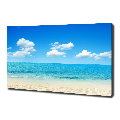 Canvas wall art Paradise beach