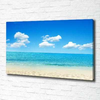 Canvas wall art Paradise beach