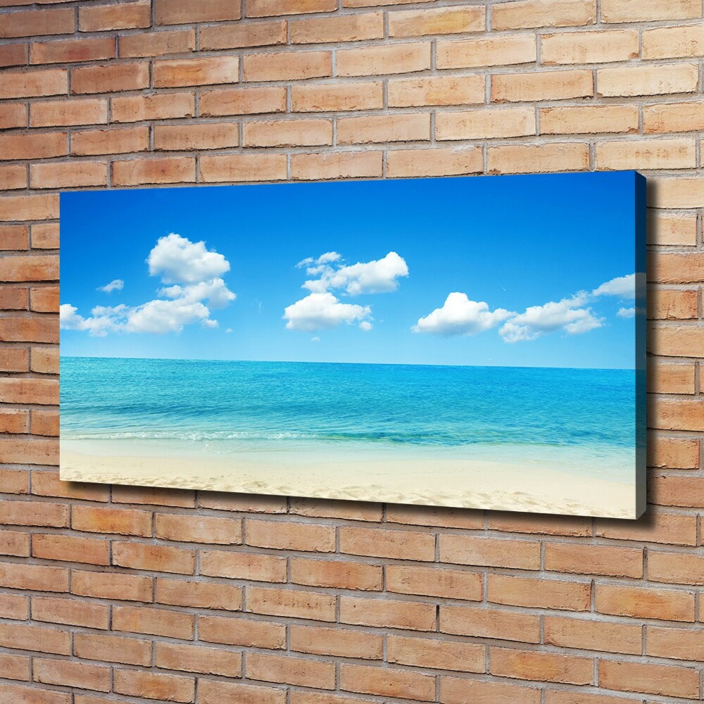 Canvas wall art Paradise beach