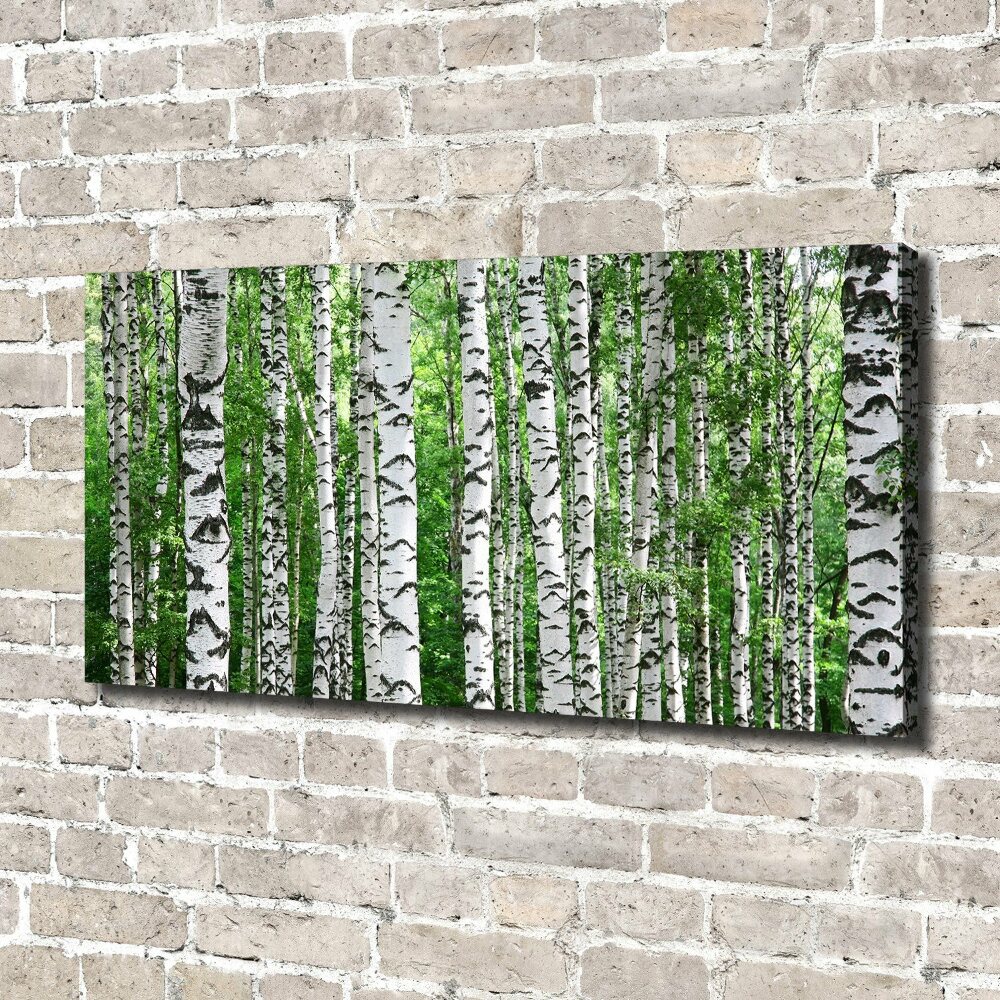 Canvas wall art Birch