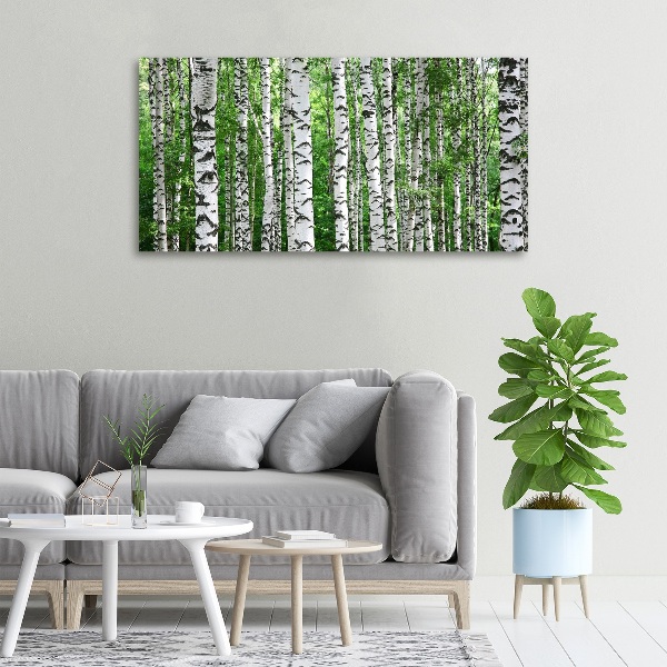 Canvas wall art Birch